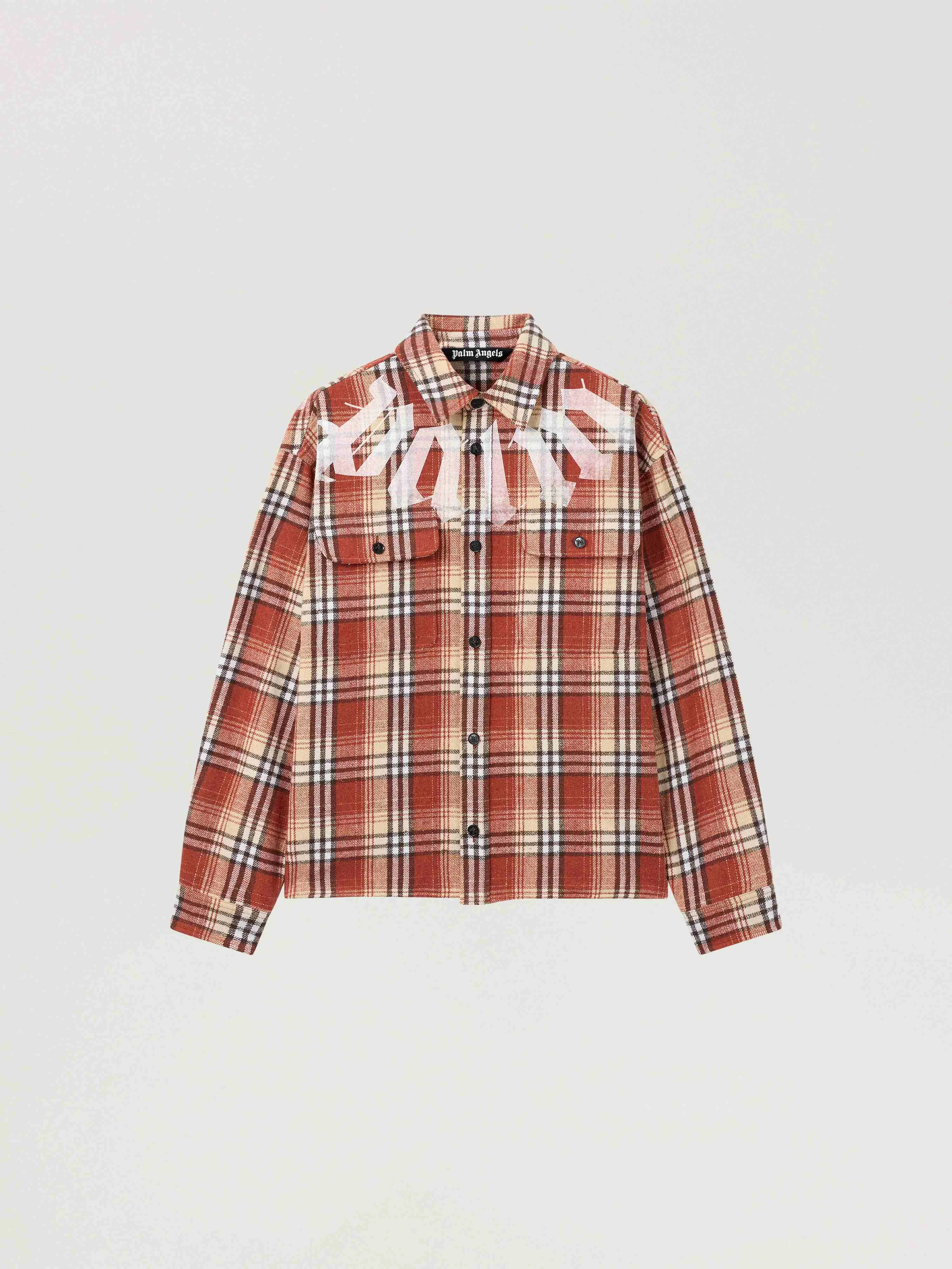 Big Neck Logo Loose Overshirt - 1