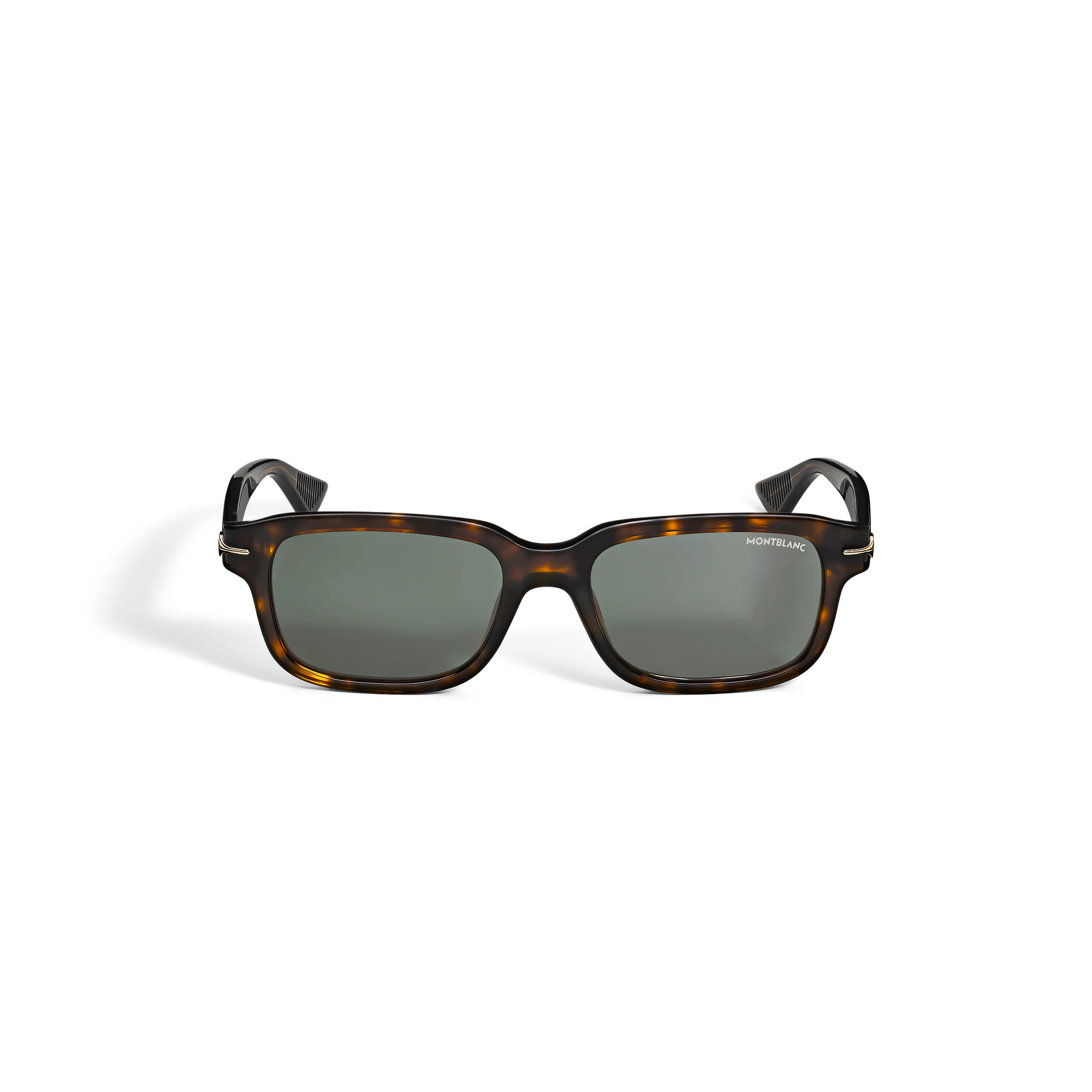 RECTANGULAR SUNGLASSES WITH ACETATE HAVANA FRAME - 1