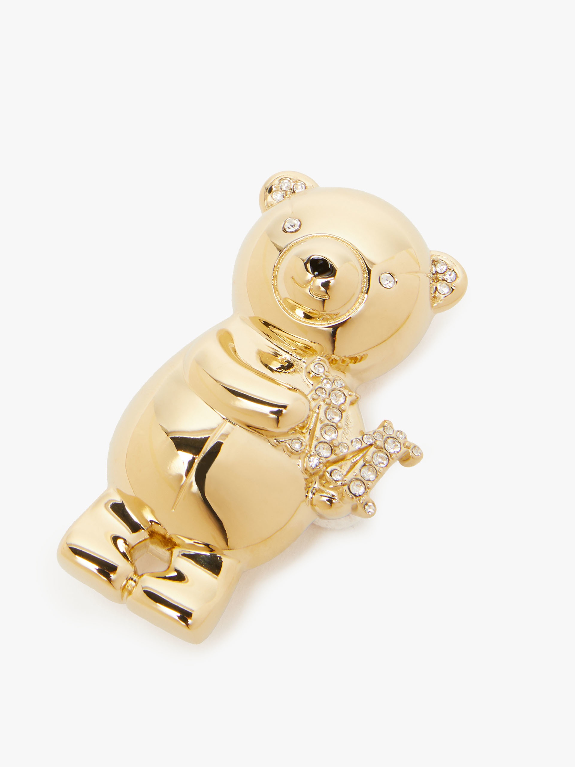 Metal teddy bear brooch - 3