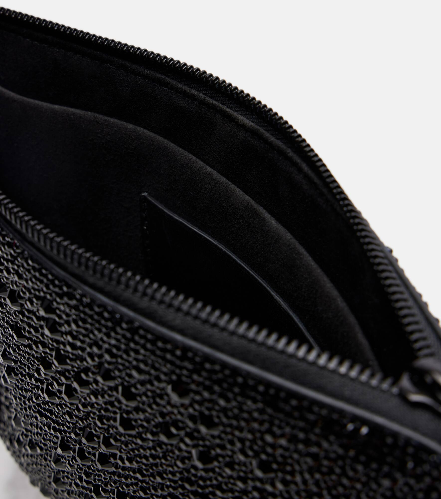 Skull Knuckle studded leather pouch - 3