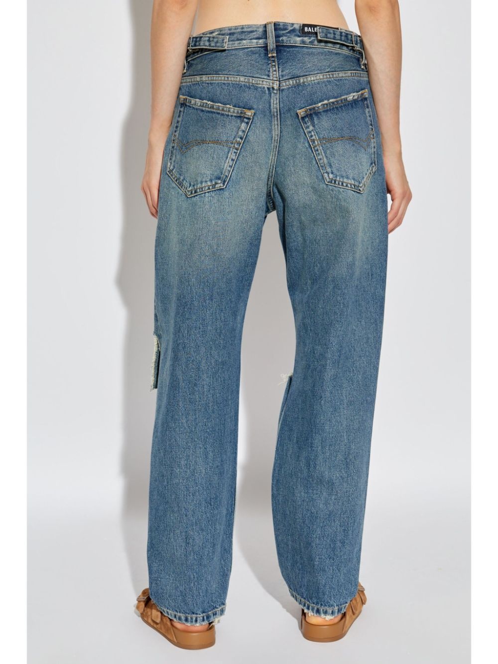 ripped detailing jeans - 4