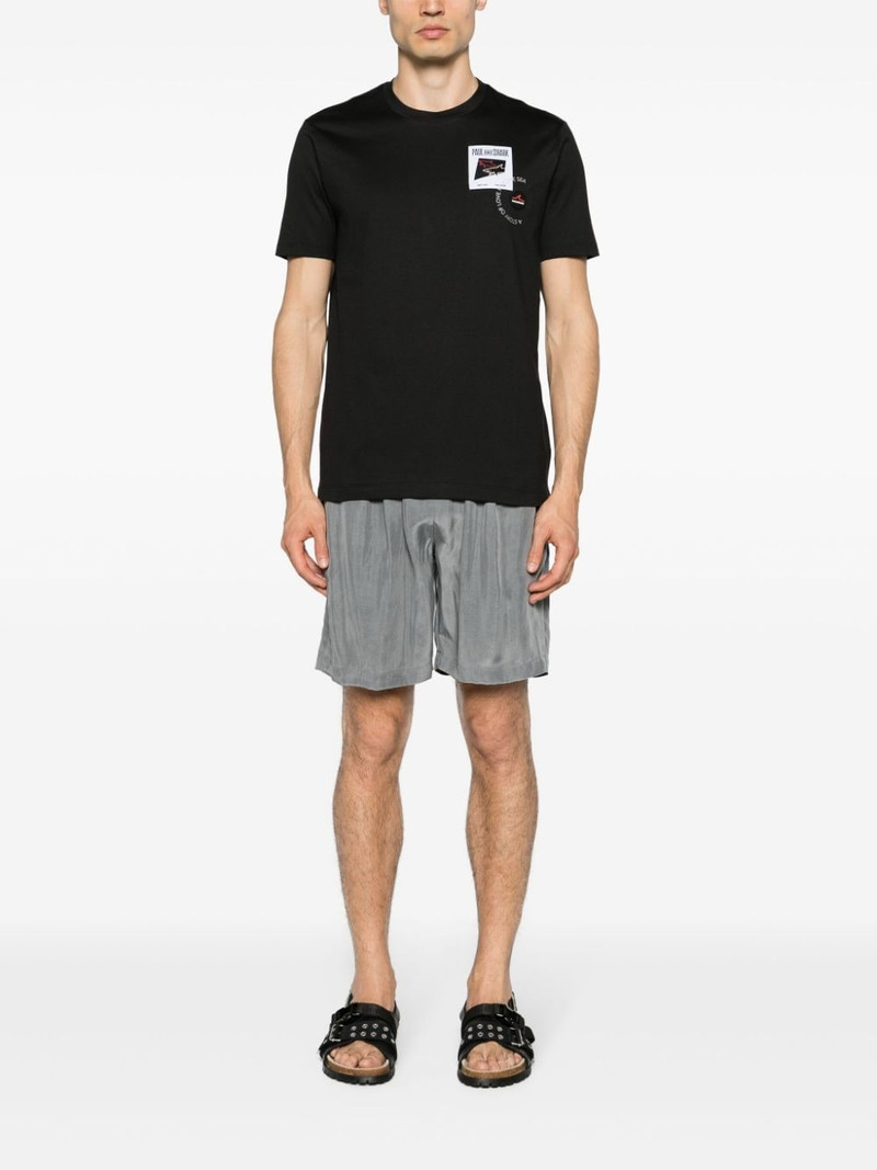 Paul & Shark logo-patch cotton T-shirt outlook