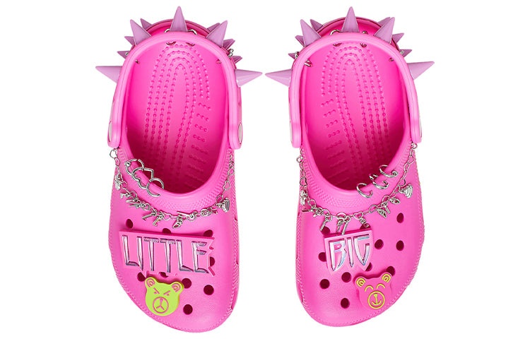 Crocs x LittleBig Classic Clog Sandals 'Pink' 207546-6QQ - 5