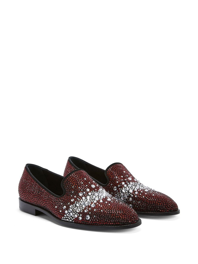 Giuseppe Zanotti Marthinique crystal-embellished loafers outlook