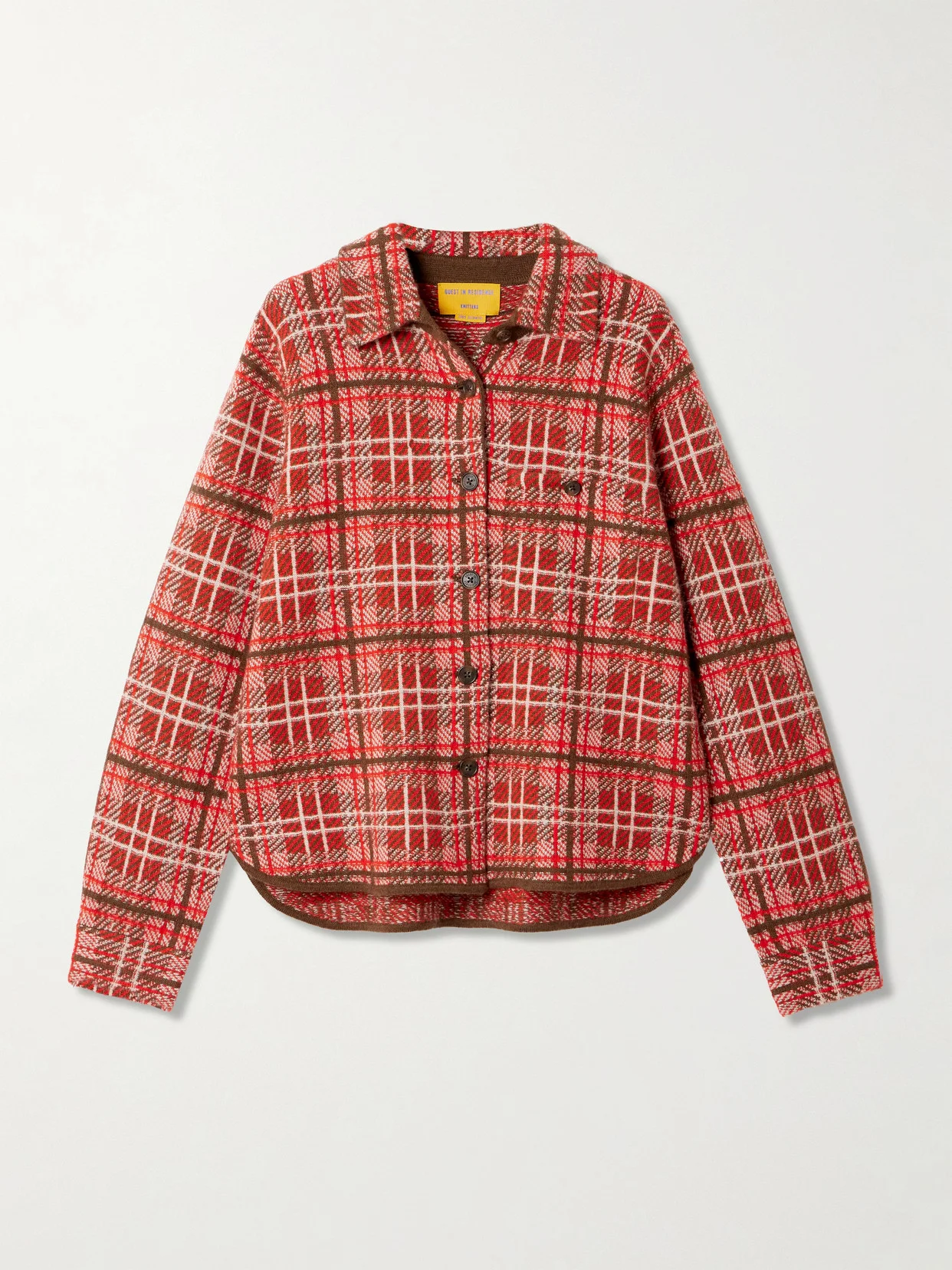 Dylan Checked Cashmere Cardigan - 1