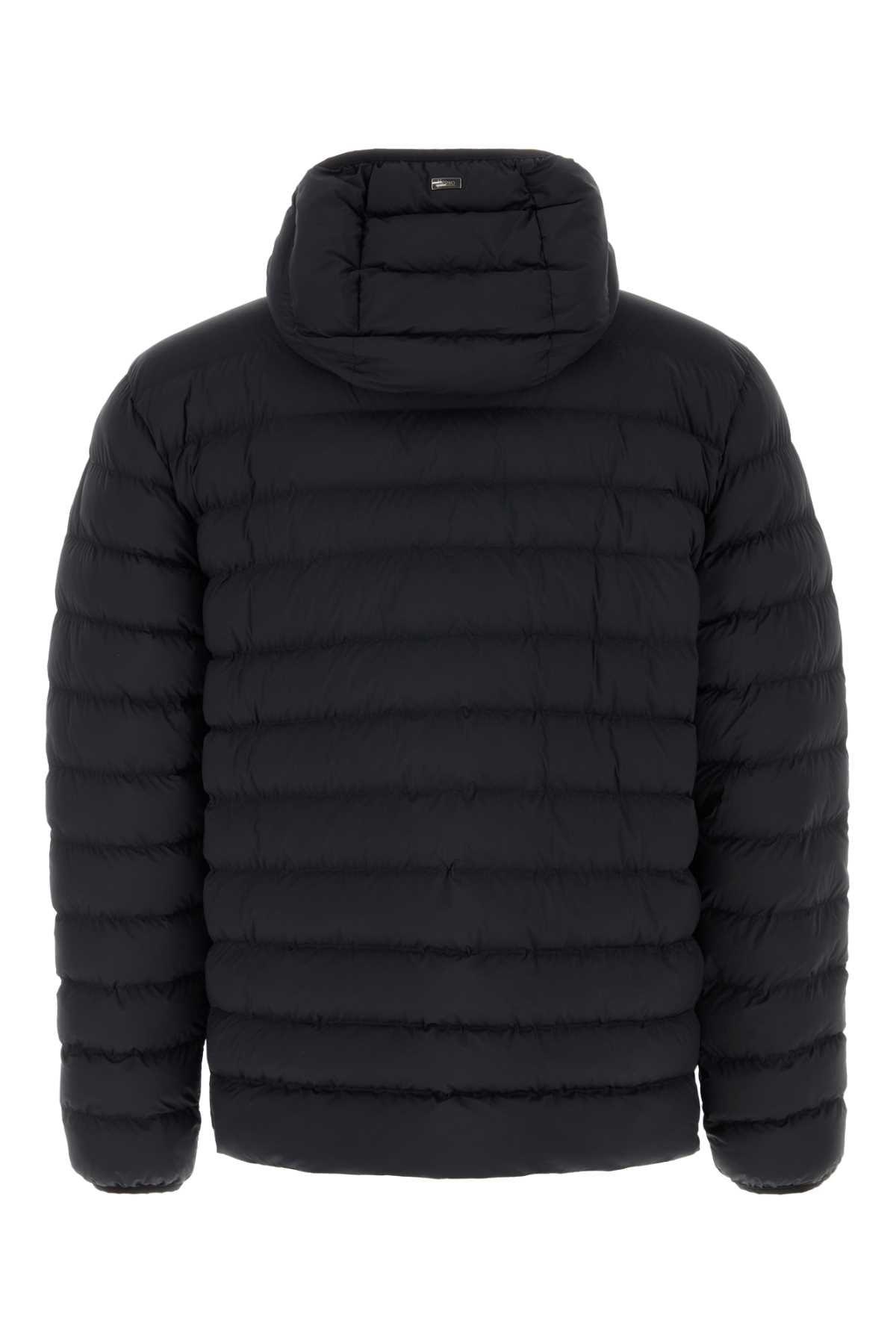 Herno Men Midnight Blue Stretch Nylon Jacket - 2