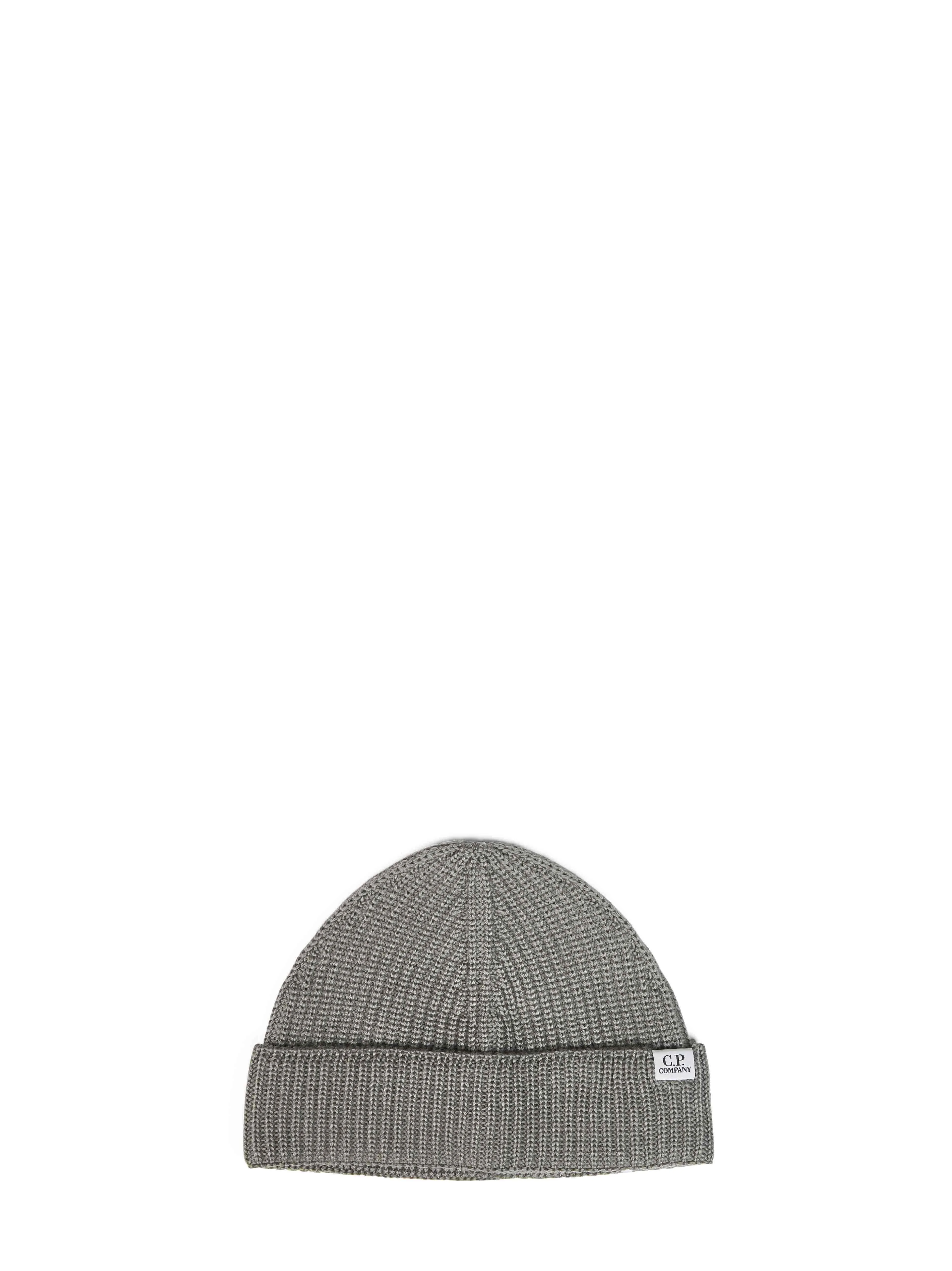 Mud English rib stitch knit extra-fine merino wool beanie - 1
