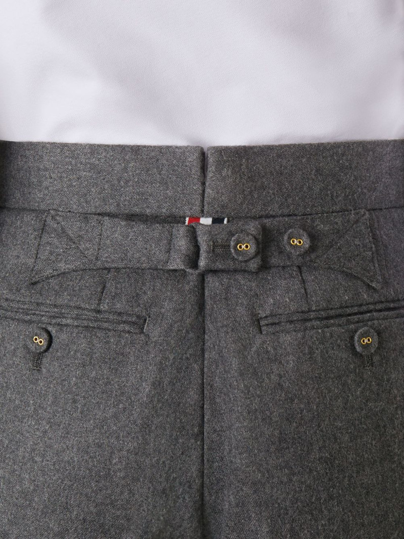 solid wool flannel bermuda shorts 5
