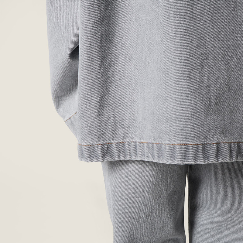 Denim blouson jacket 6