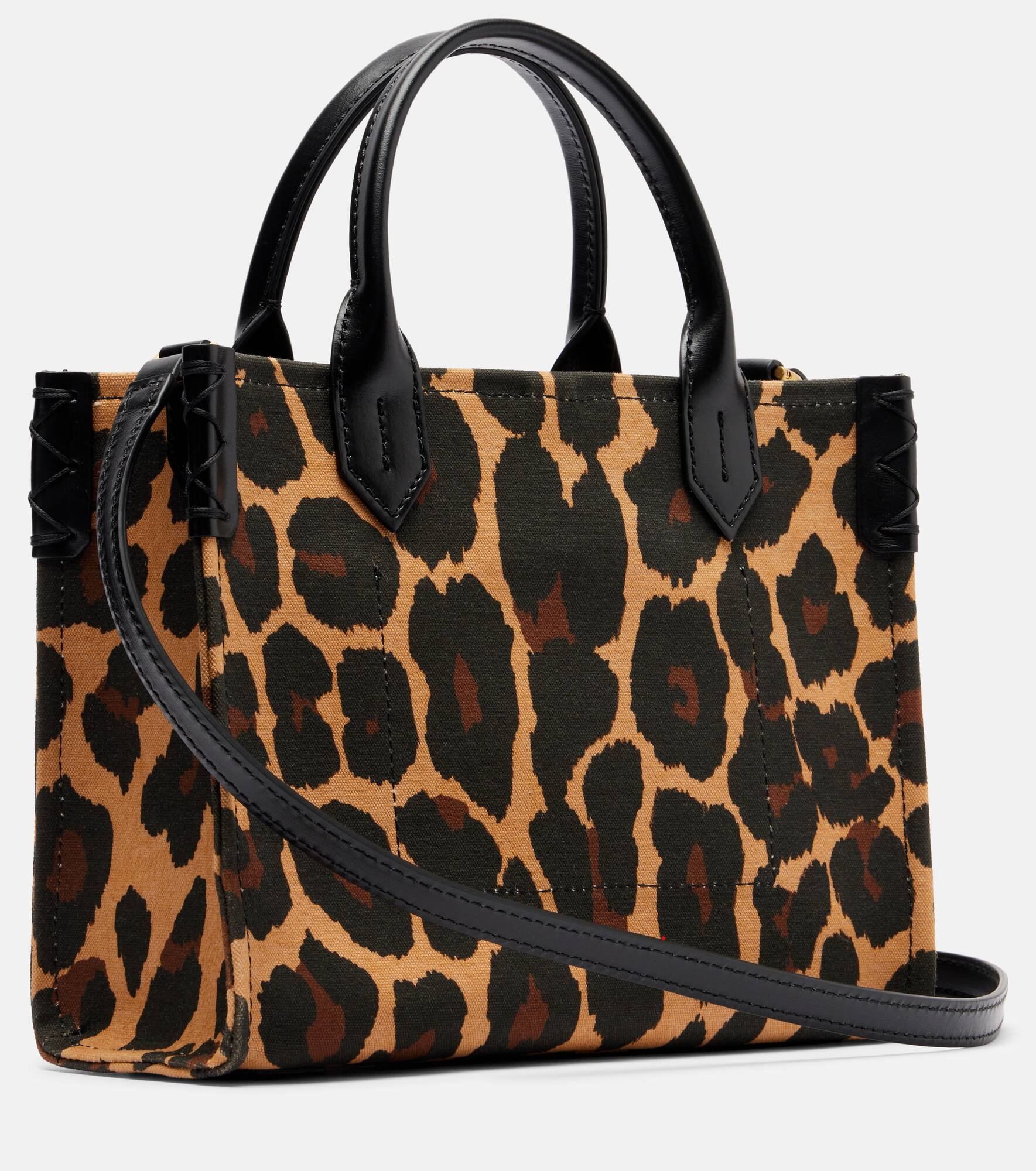 B-Army Small leopard-print tote bag - 4
