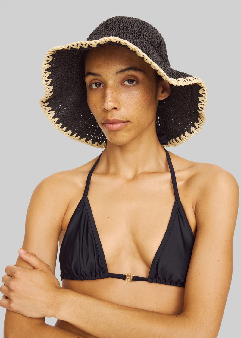 By Malene Birger Astrida Triangle Top - Black 1