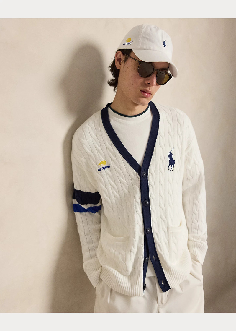 US Open Cable-Knit Umpire Cardigan 3