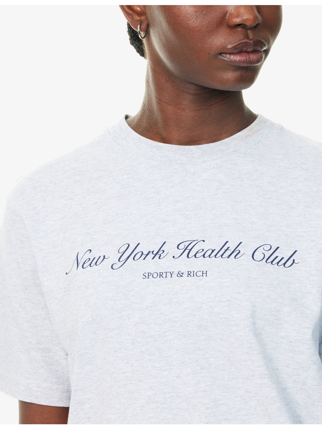 NY Health Club Round-Neck Cotton-Jersey T-Shirt - 5