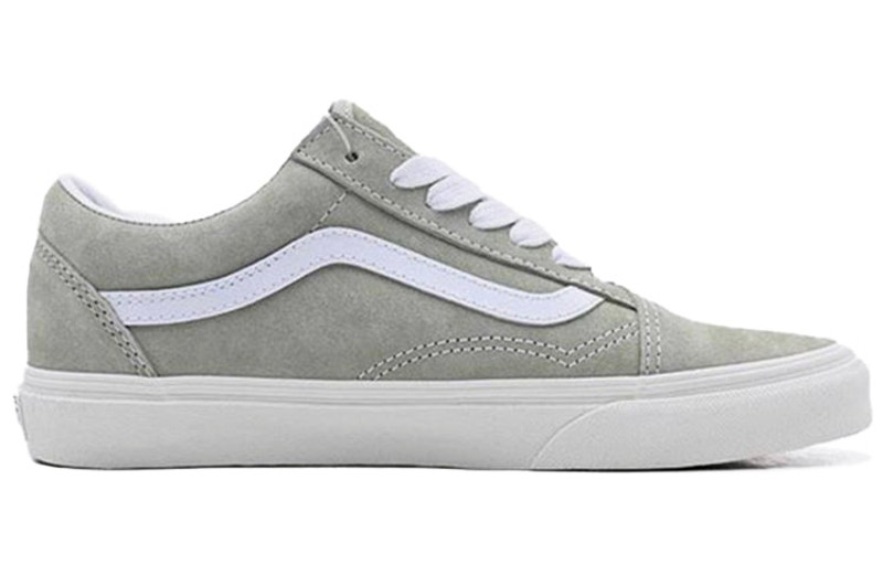 Vans Vans Unisex Old Skool Low-Top Sneakers Gray/Green VN0A5KRFB32 outlook
