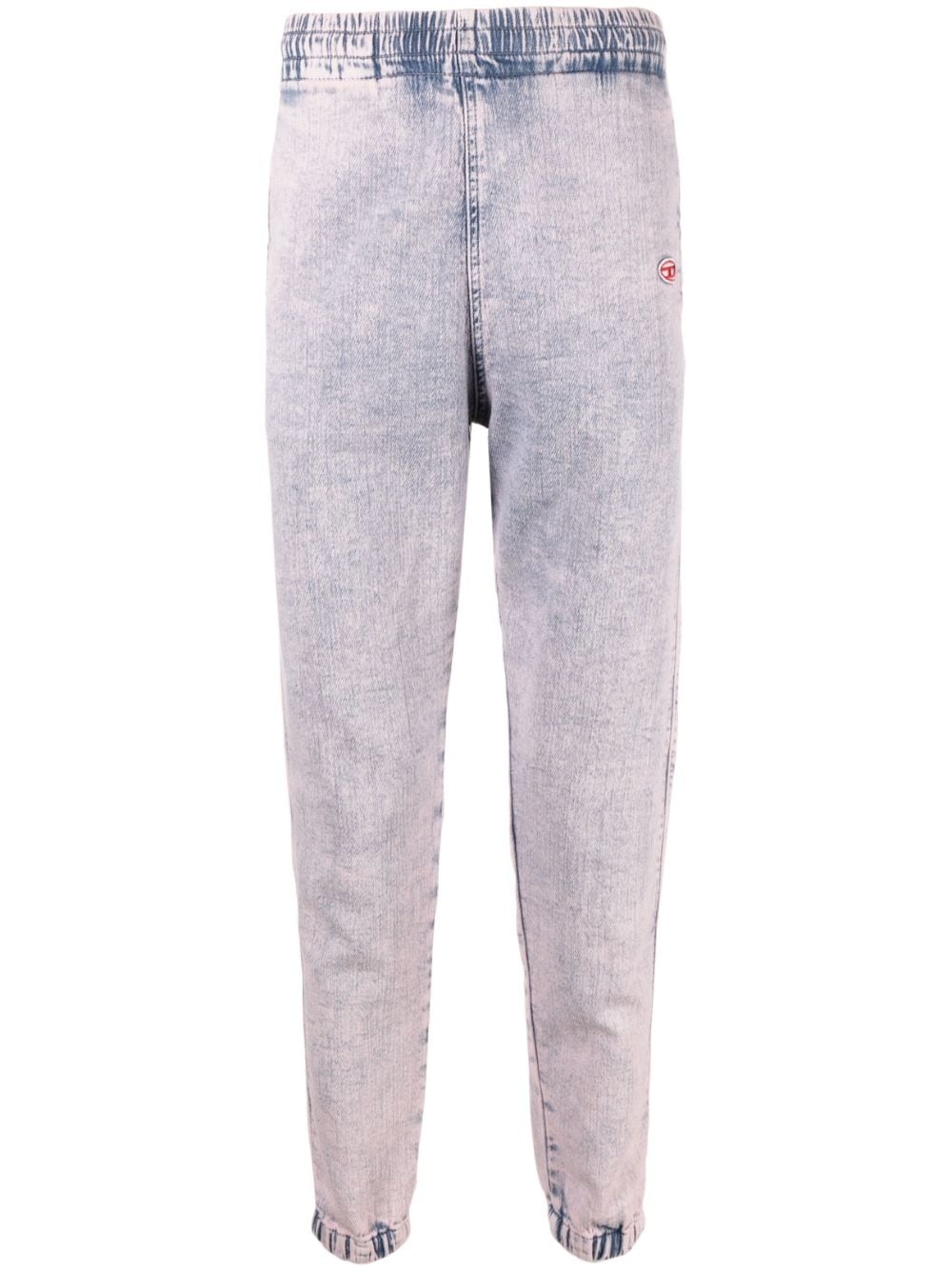 acid-wash jogger jeans - 1