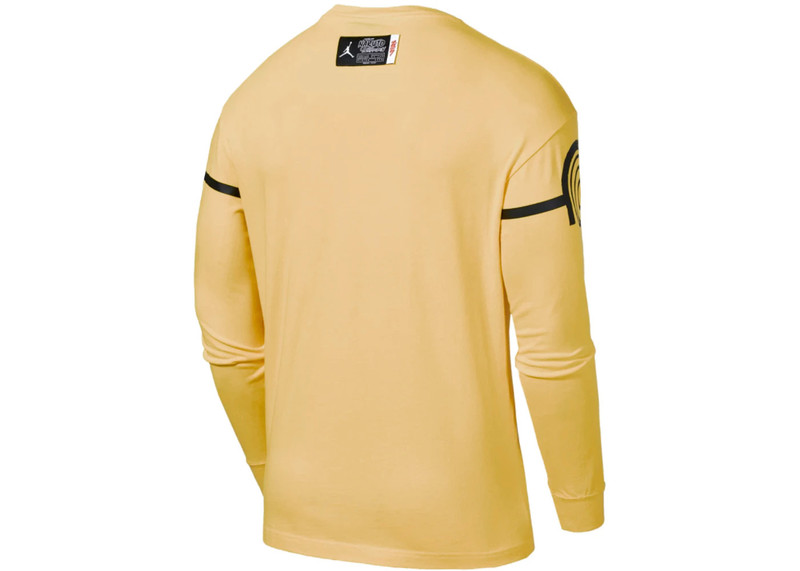 Jordan Jordan x Zion x Naruto L/S T-Shirt Lemon Wash outlook