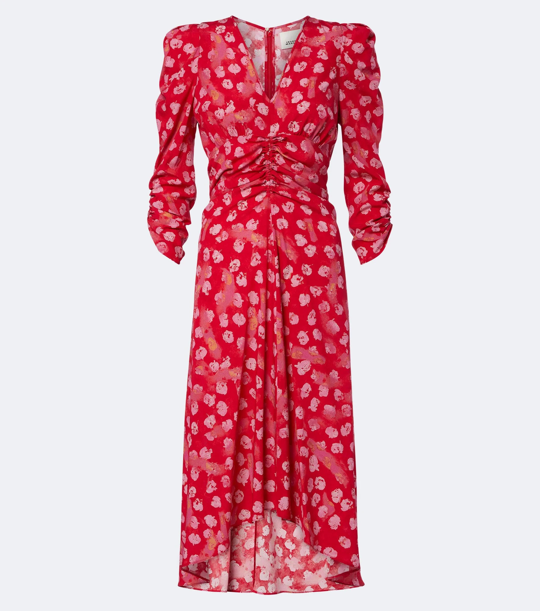 Albini floral silk-blend midi dress - 1