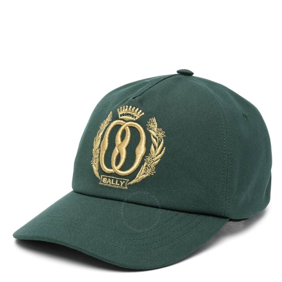 Bally - Bally Kelly Green Emblem Embroidered Baseball Cap - 1