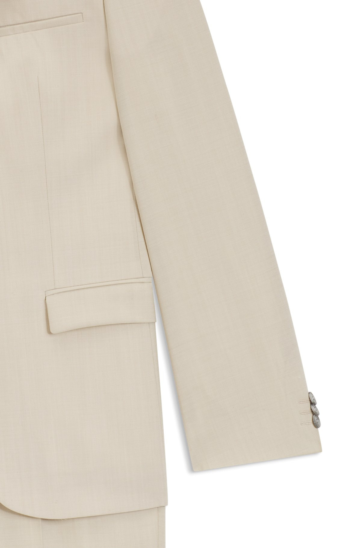 EXTRA-SLIM-FIT SUIT IN A MELANGE WOOL BLEND - 9