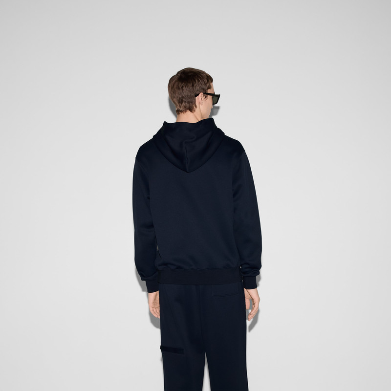 Technical nylon jersey sweatshirt 4