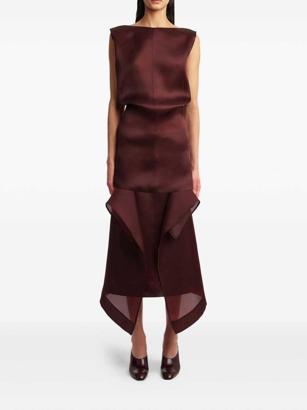 Silk gazar dress - 4