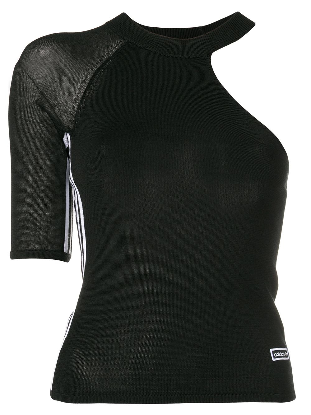 one shoulder knitted top - 1
