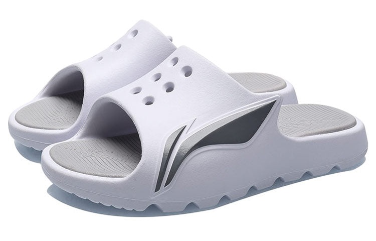 Li-Ning LNBB Slides 'White Grey' ABTR005-1 - 3