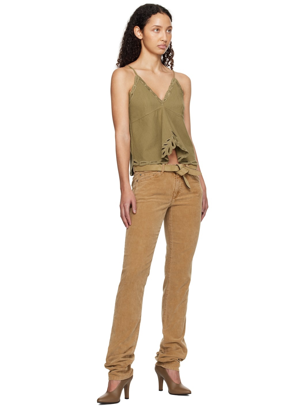 Tan Lois Trousers - 5
