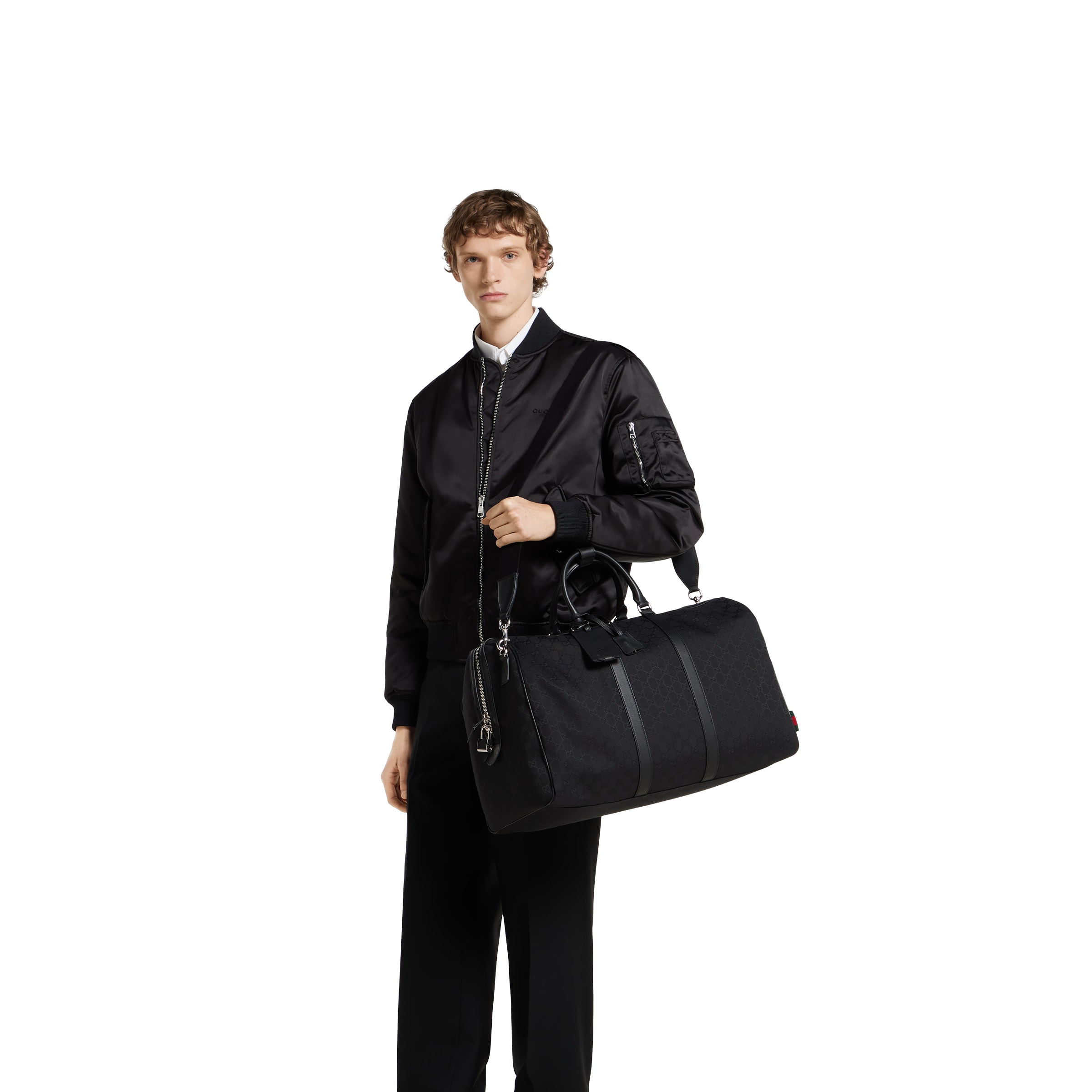 GG canvas large duffle bag - 4