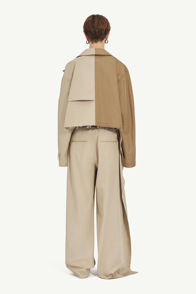 Cropped Trench Jacket 4