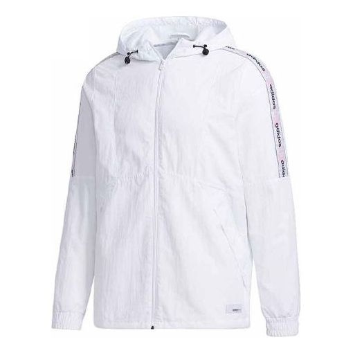 adidas neo M SS TCNS WB 2 Casual Windproof Jacket White GJ8764 - 1