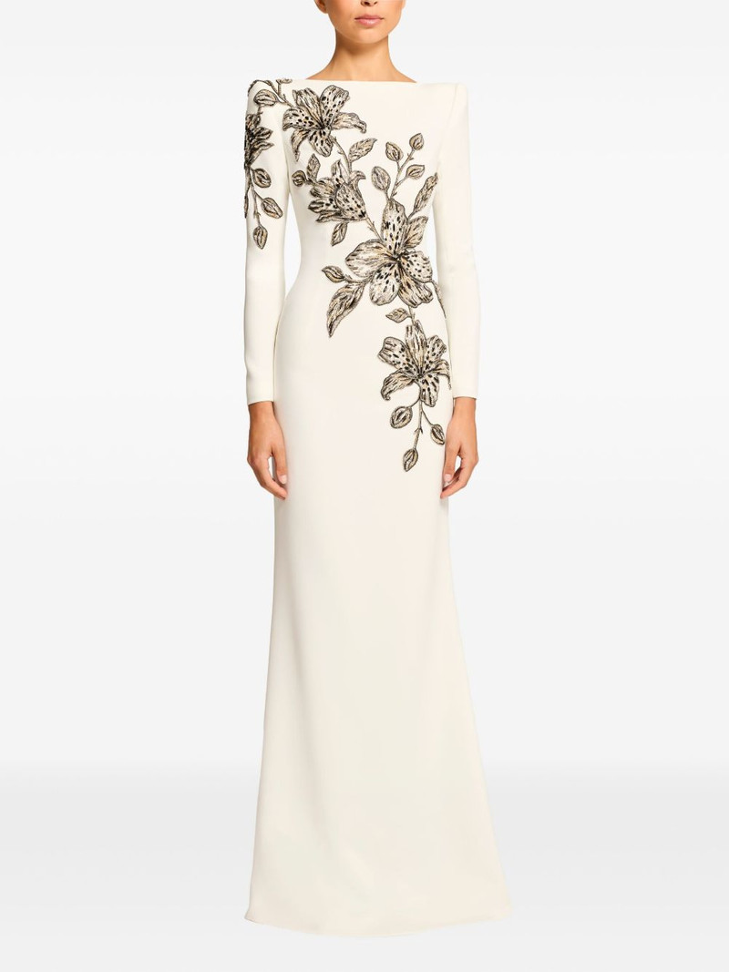 JENNY PACKHAM floral-embellished maxi dress outlook