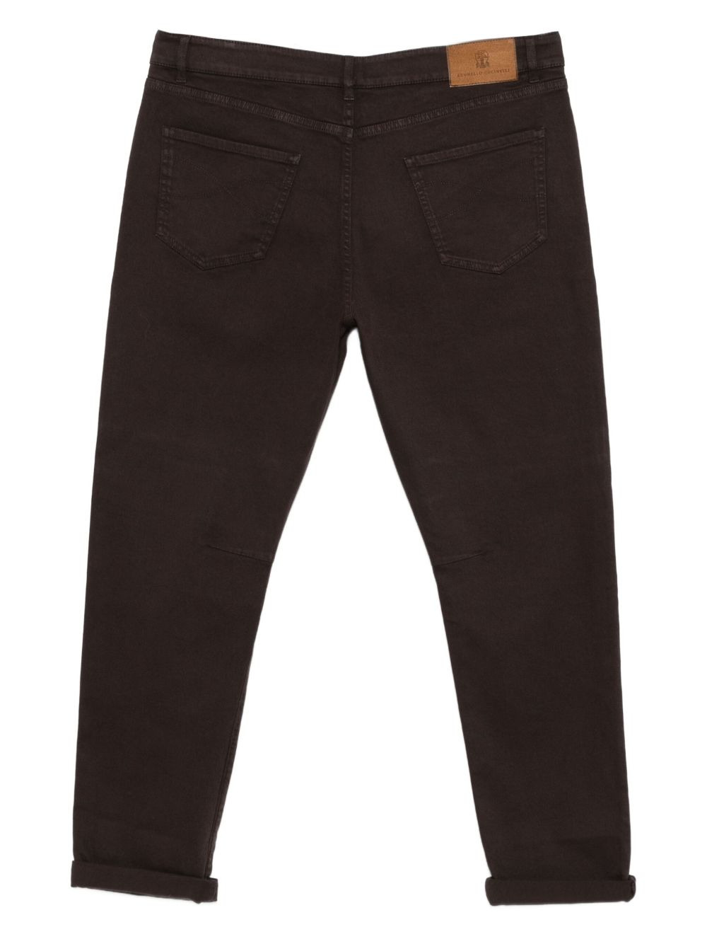 embroidered-logo jeans - 2