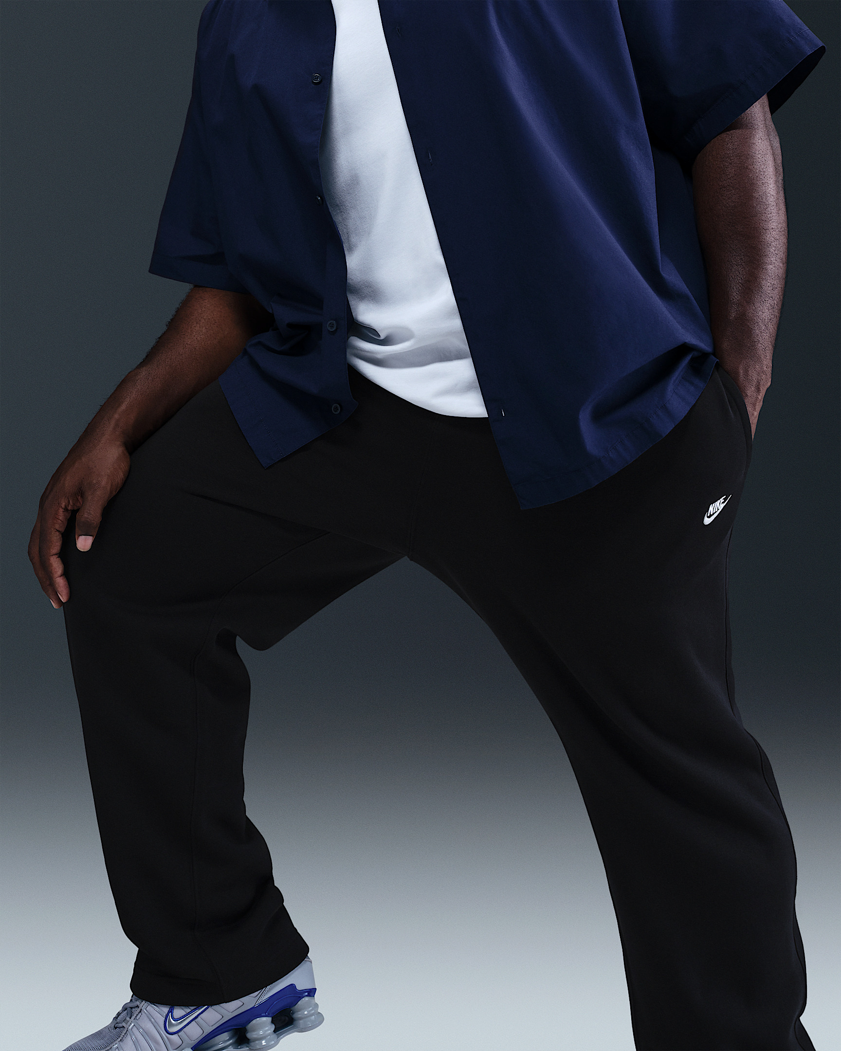 Nike Club Men's Open-Hem Fleece Pants - 10