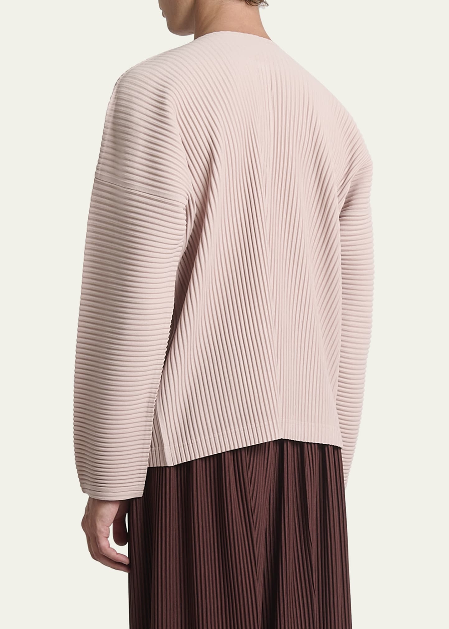Men's February Pleated Henley Shirt - 3