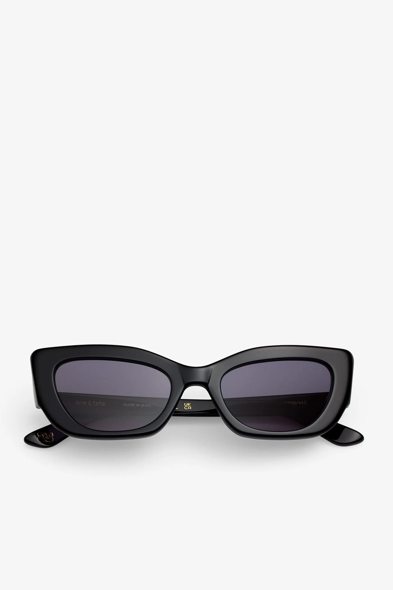 GANNI X ACE & TATE BLACK SADIE SUNGLASSES - 1