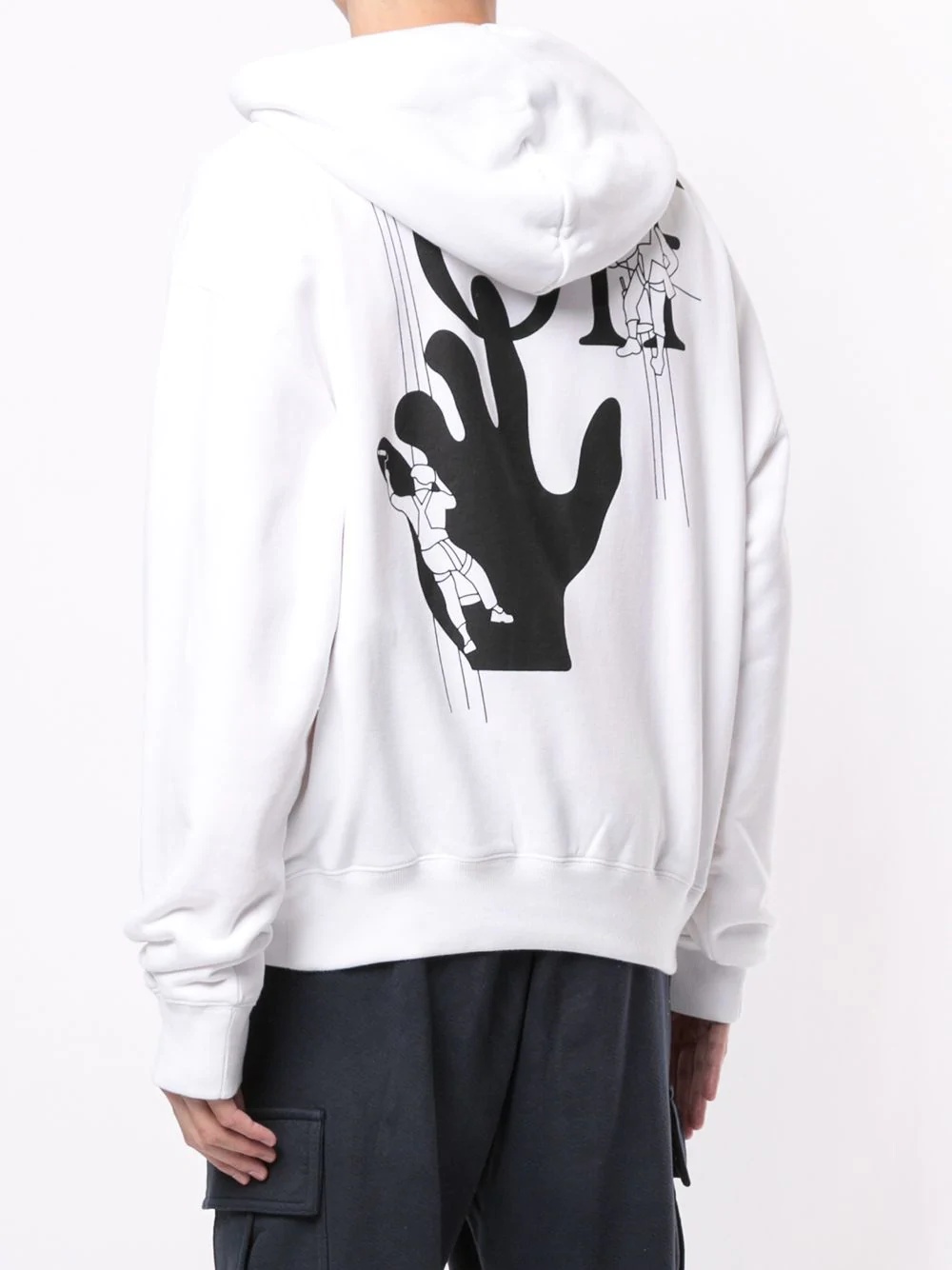 graphic-print hoodie - 4