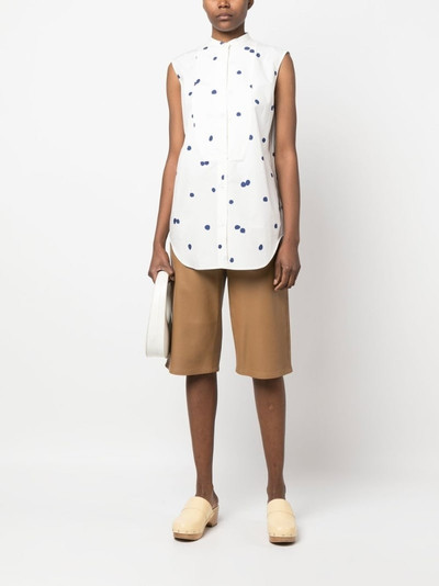 Aspesi spot-print sleeveless dress outlook
