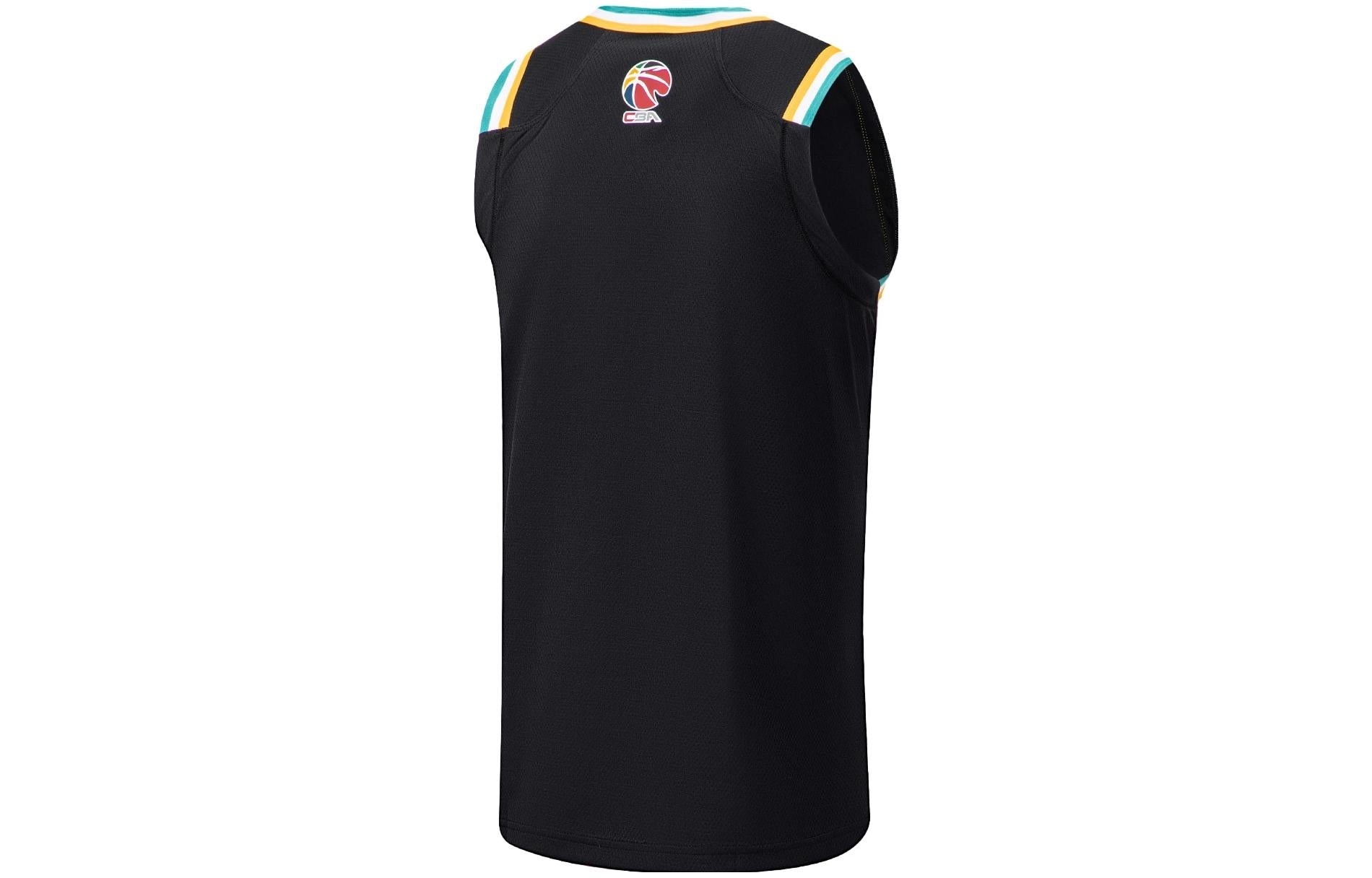 Li-Ning CBA Zhejiang Lions Basketball Jersey 'Black' AAYT899-1 - 2
