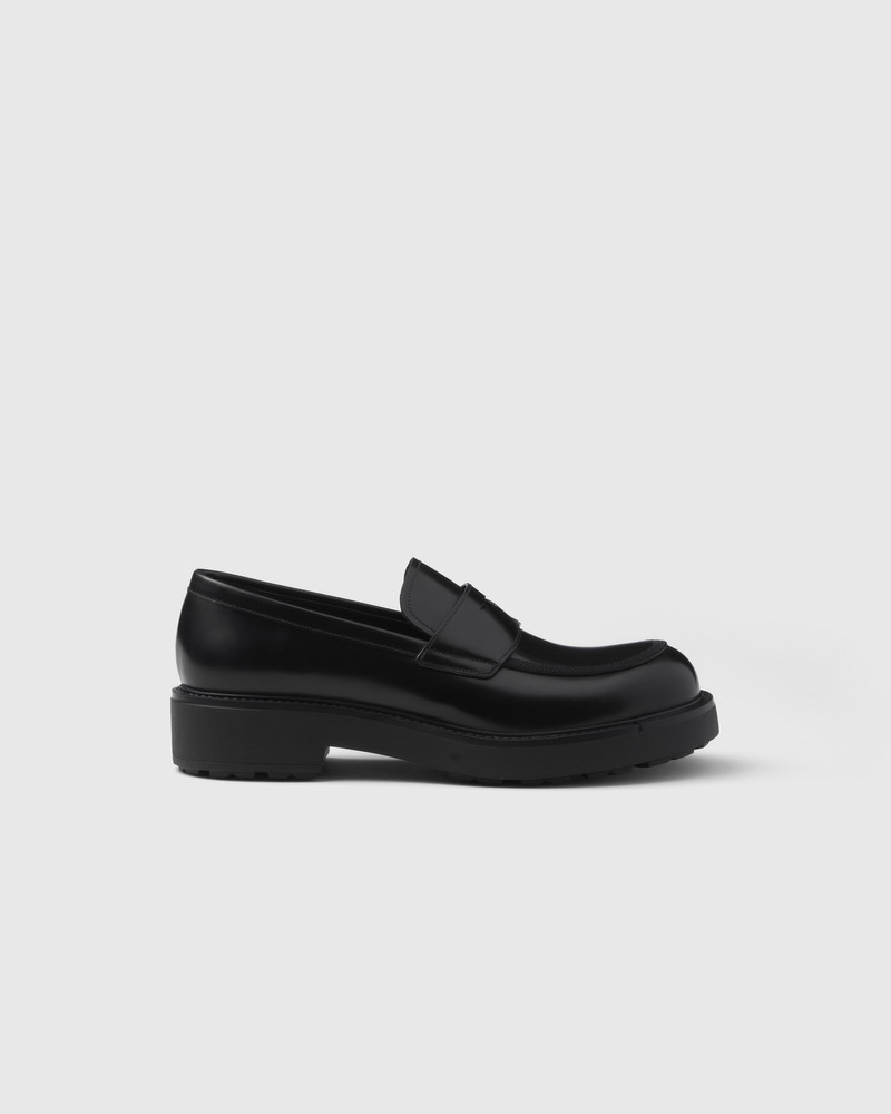 Brushed leather loafers 2