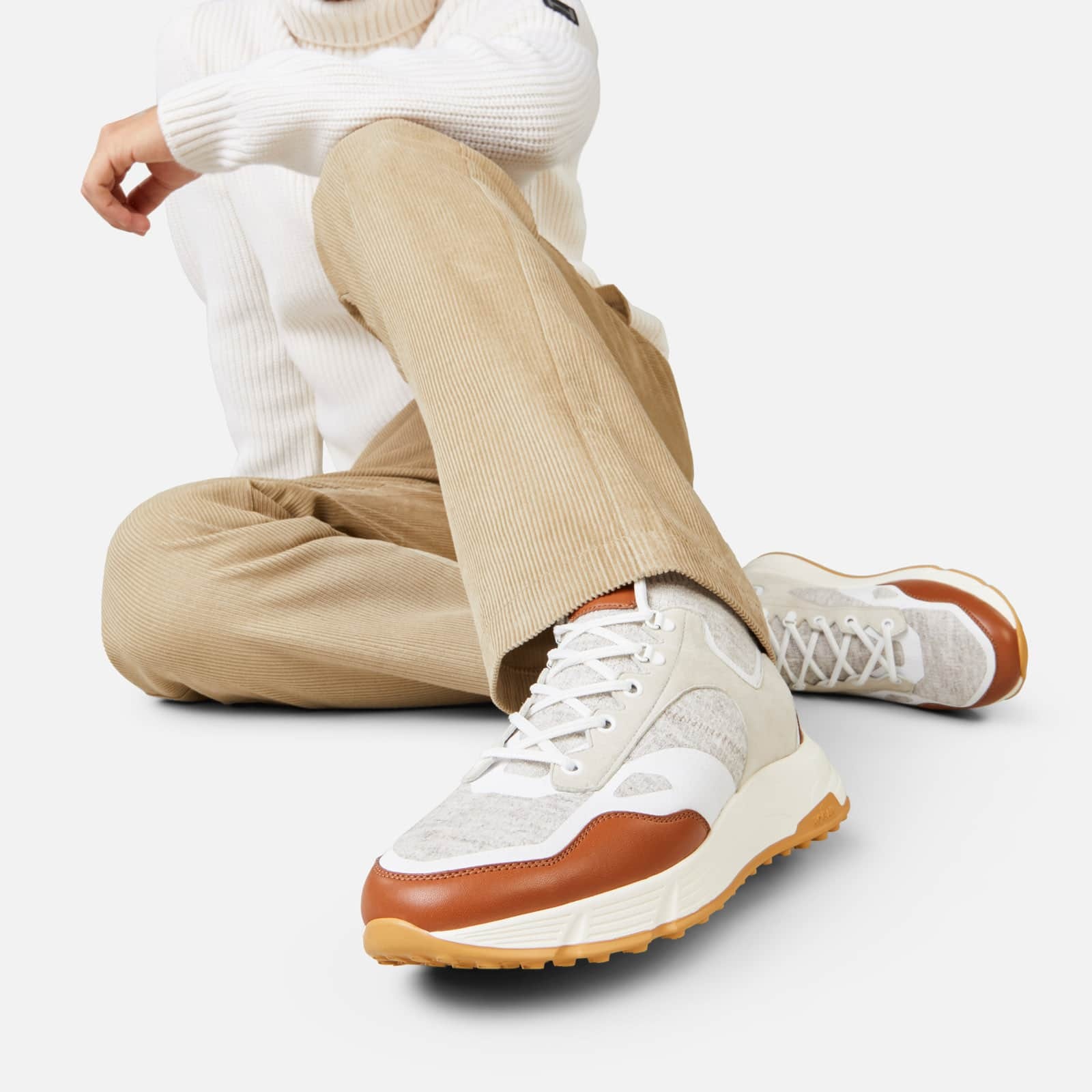Hogan Hyperlight White Beige Brown - 5