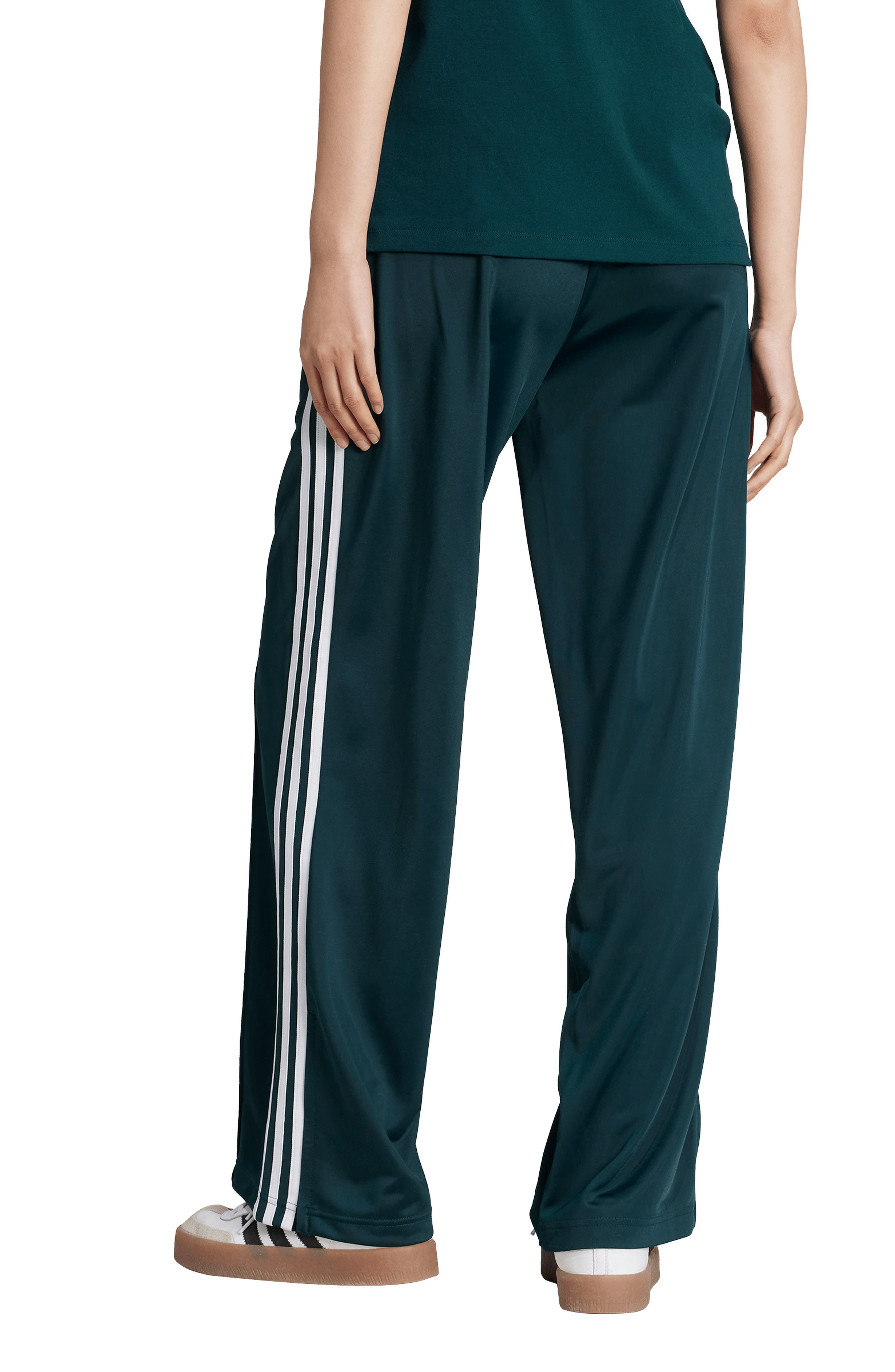 adidas Firebird Recycled Polyester Track Pants in Aurora Ivy/White at Nordstrom - 2