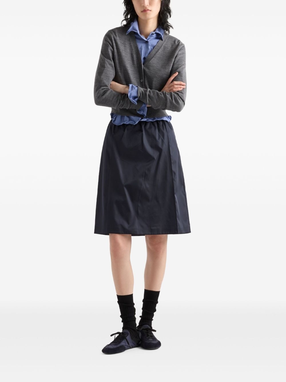 pleated midi skirt - 2