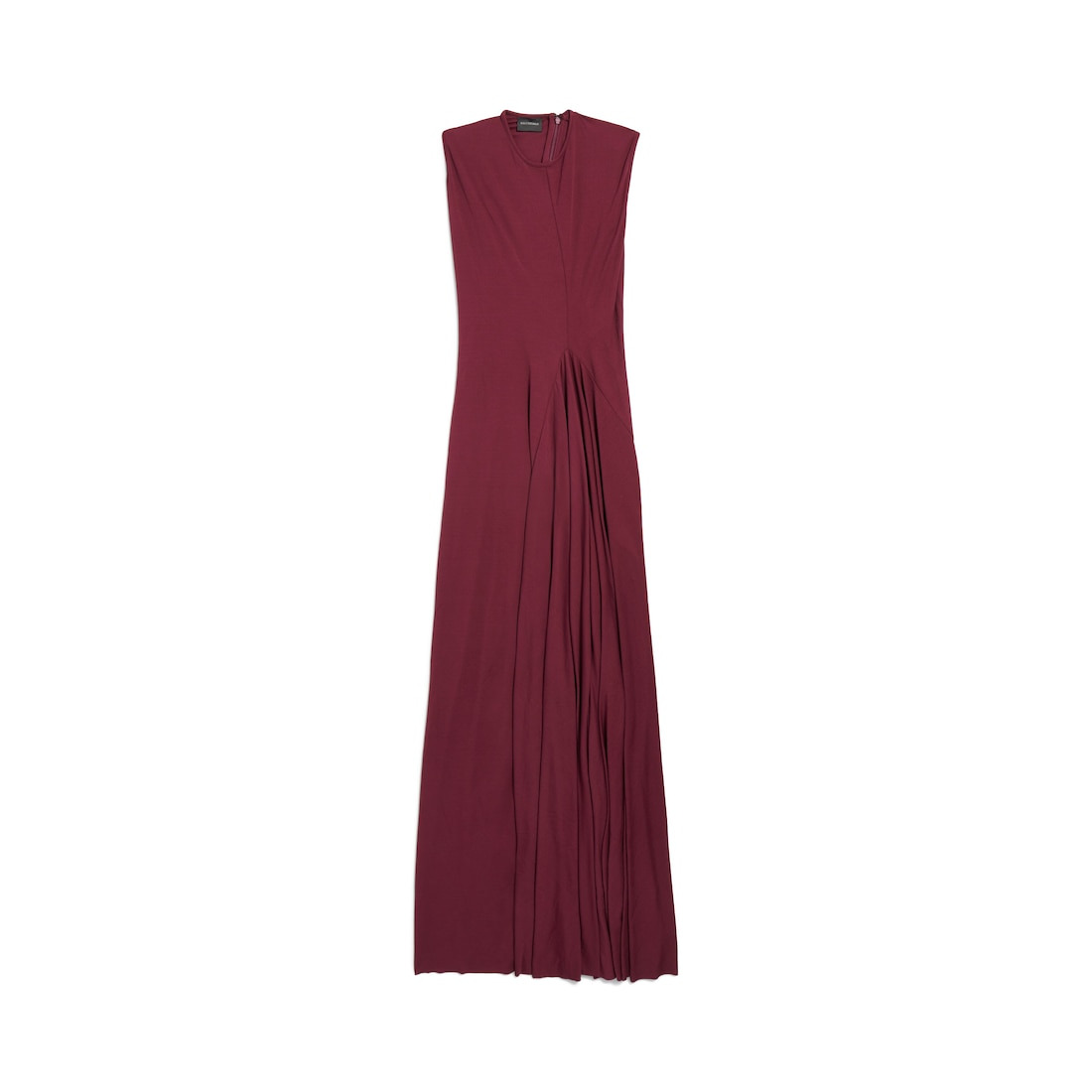 Women's Sleeveless Dress in Burgundy - 1