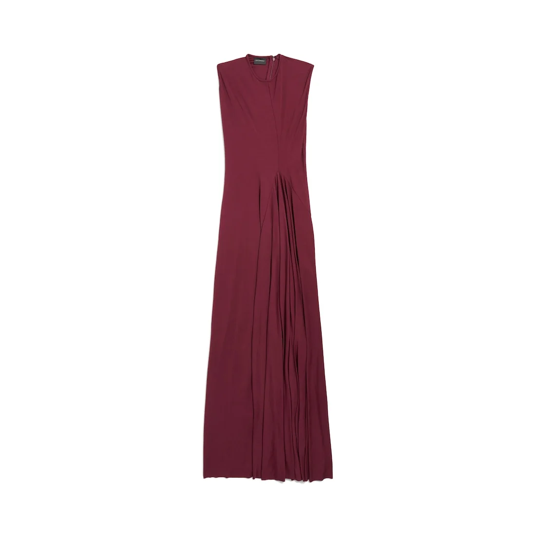 Women's Sleeveless Dress in Burgundy - 1