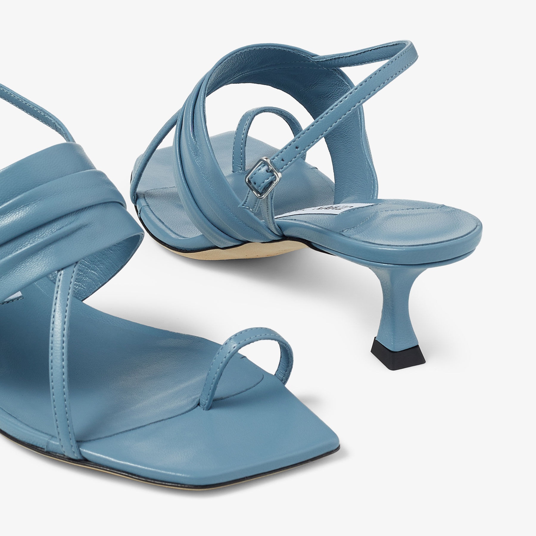 Beziers 50
Smoky Blue Nappa Leather Sandals - 4