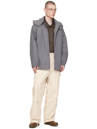 Engineered Garments Gray Hooded Jacket outlook