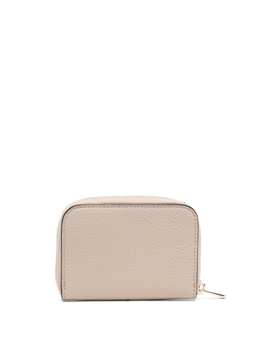 Gancini-plaque leather purse - 2
