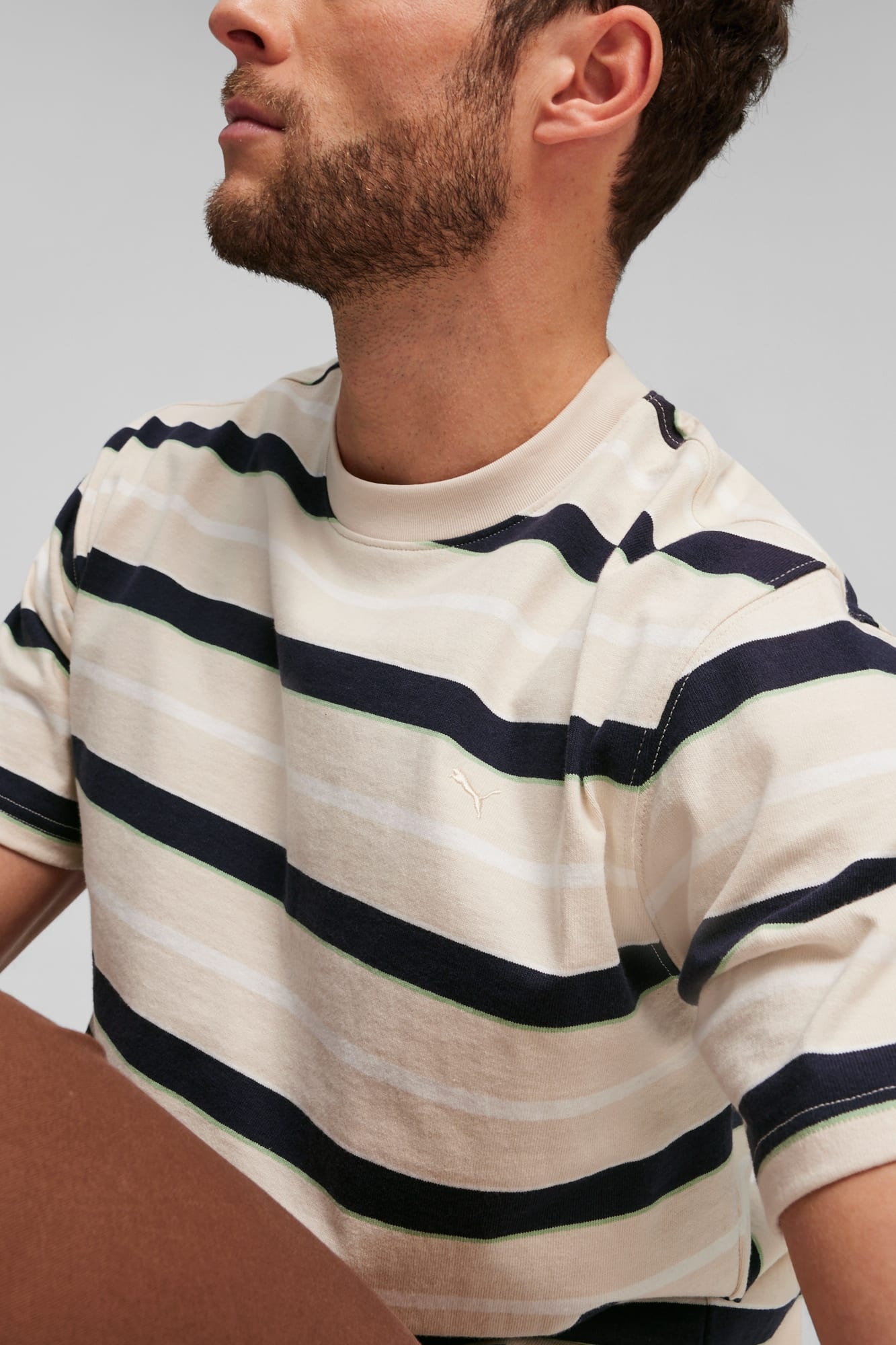 MMQ Striped Men's Tee - 5