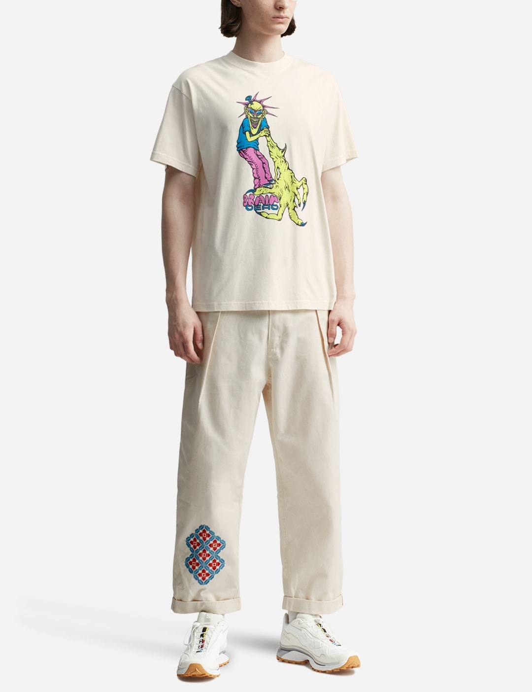 BRAIN DEAD SCREWHEAD T-SHIRT | REVERSIBLE